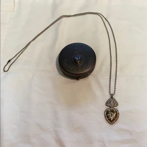 Virgins Saints angels necklace and designer box!